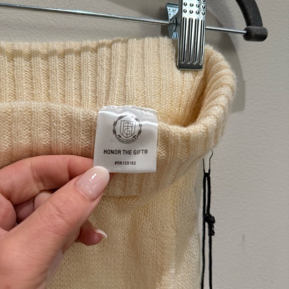 NWT- Honor The Gift “He Has Given You” Mohair Pants Color Bone Size M - Picture 7 of 10